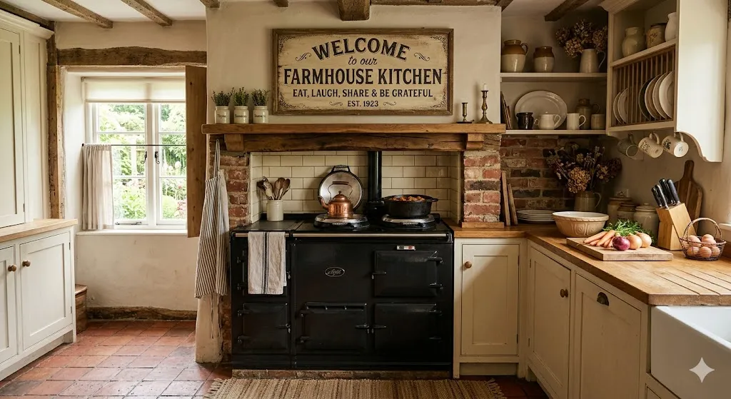 Add a Vintage or Decorative Sign