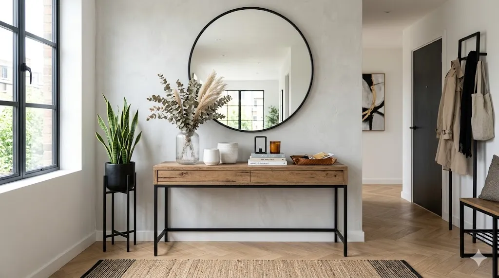 Mix Wood and Metal for a Timeless Look