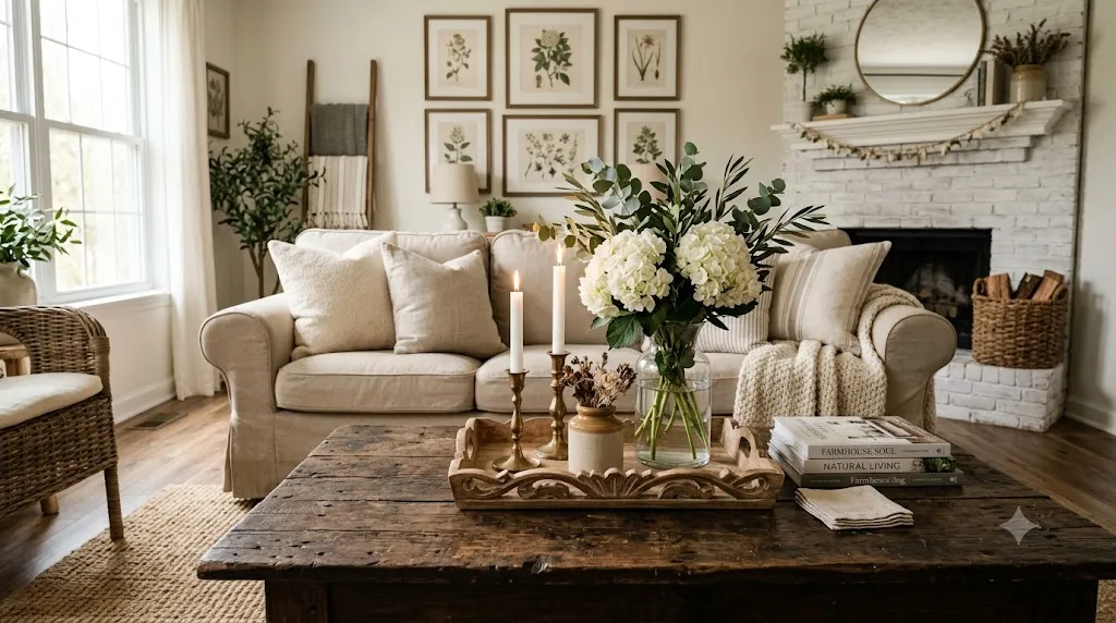 Add a Rustic Coffee Table
