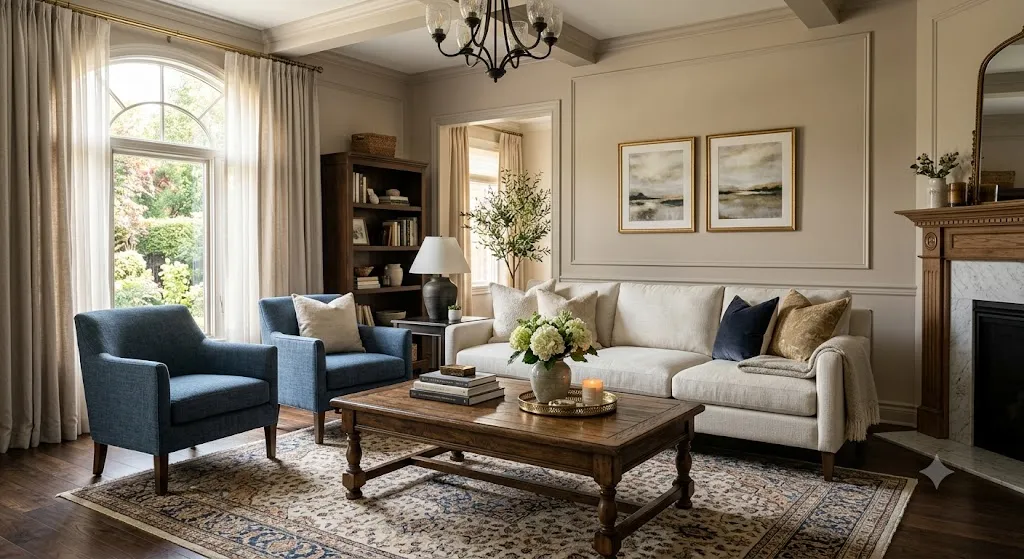 Mix Modern and Traditional Furniture