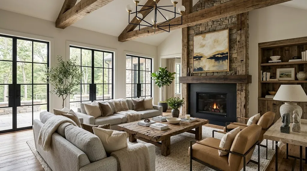 Blend Rustic and Modern Details