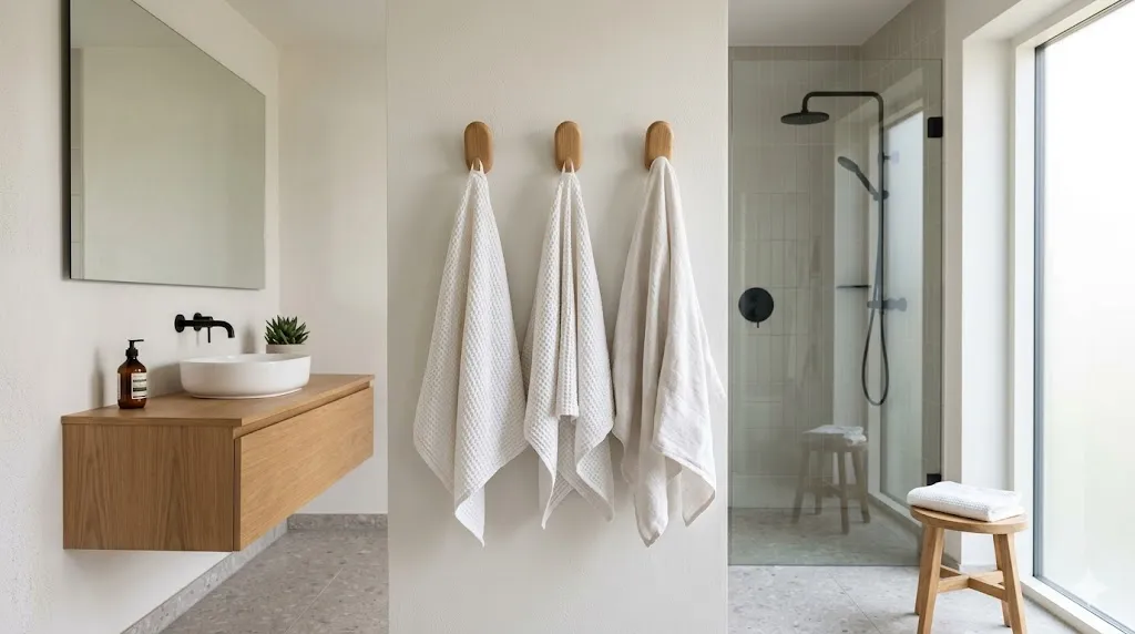 Minimalist Wooden Wall Hooks