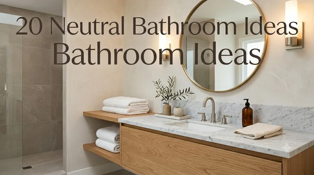 20 Best Calming Neutral Bathroom Ideas