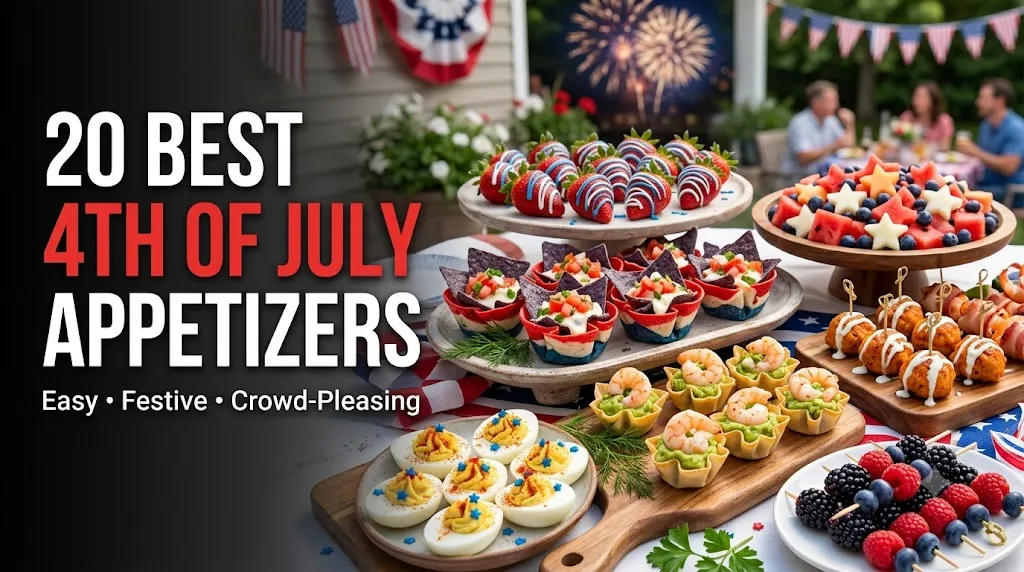 20 Best 4th of July Appetizers for a Crowd