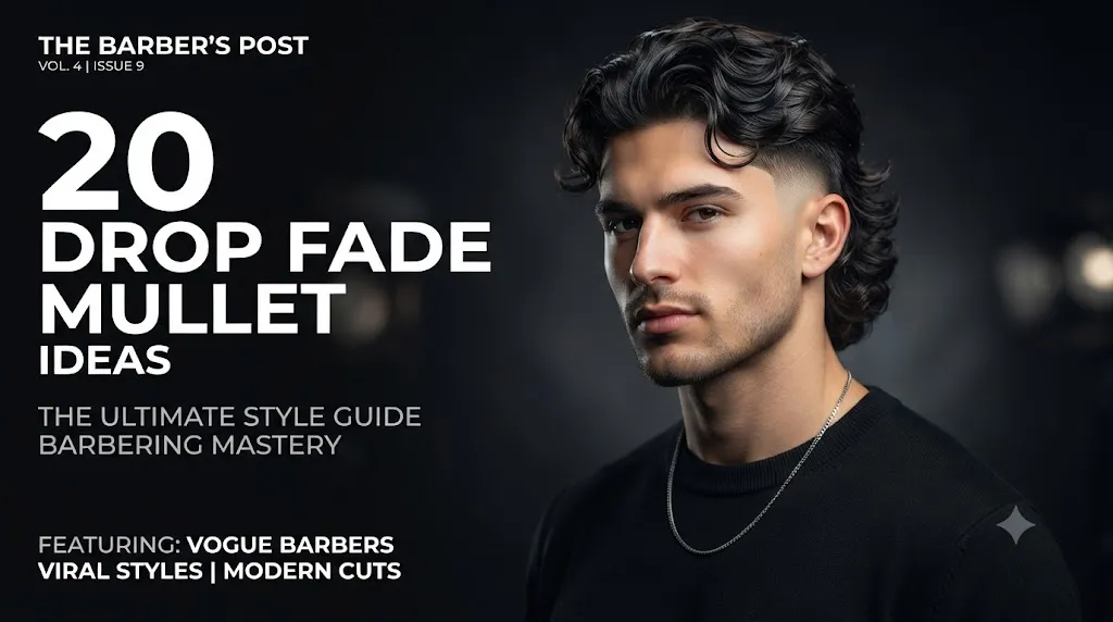 20 Drop Fade Mullet Ideas