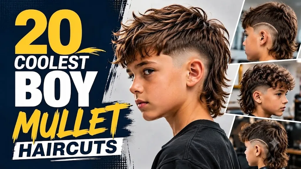 20 Coolest Boy Mullet Haircuts