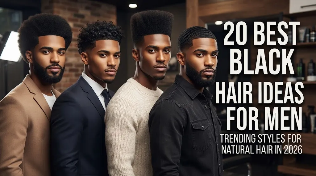 20 Best Black Hair Ideas for Men