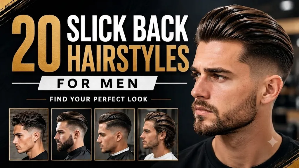 20 Best Slick Back Hairstyles for Men