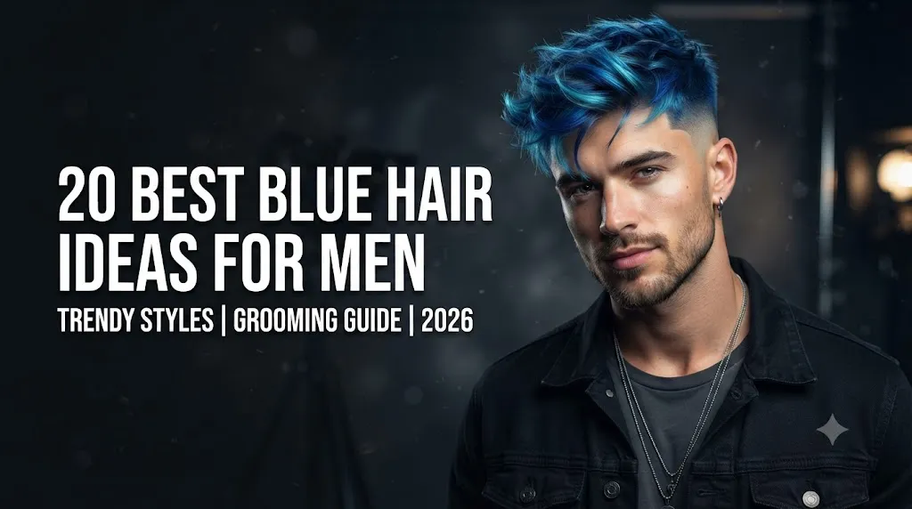 20 Best Blue Hair Ideas for Men